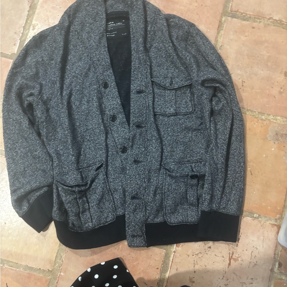J. Crew Heather Gray Knit Sweater